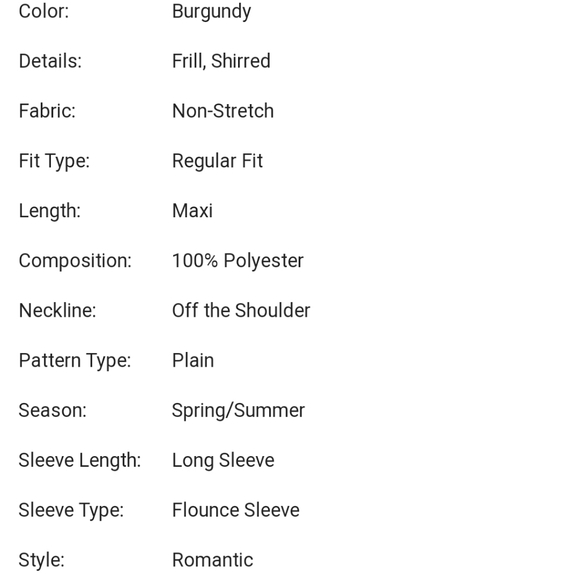 Off Shoulder Shirred bell sleeve dress - Picture 7 of 8